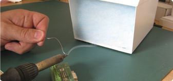 Solder fume extraction